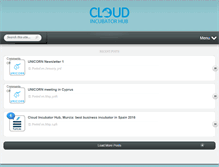 Tablet Screenshot of cincubator.com